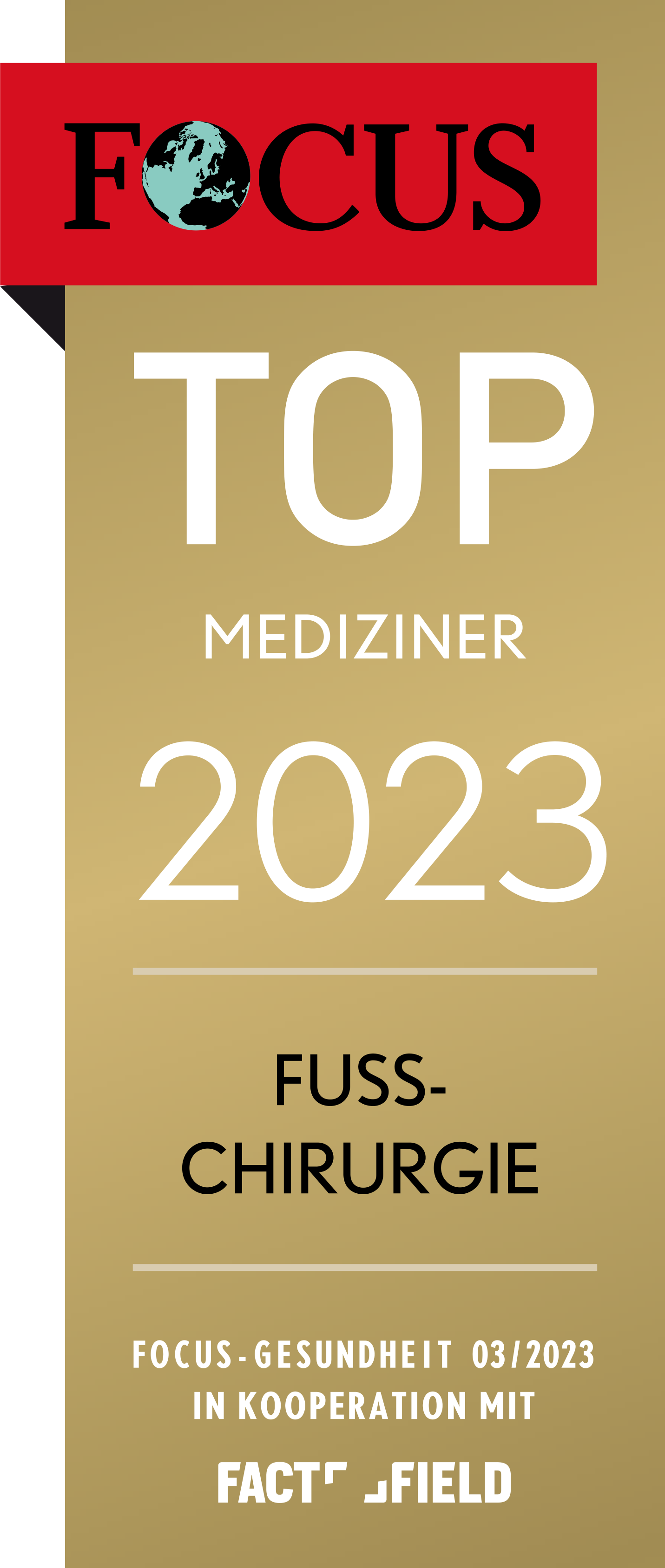 Focussiegel Fusschirurgie 2023